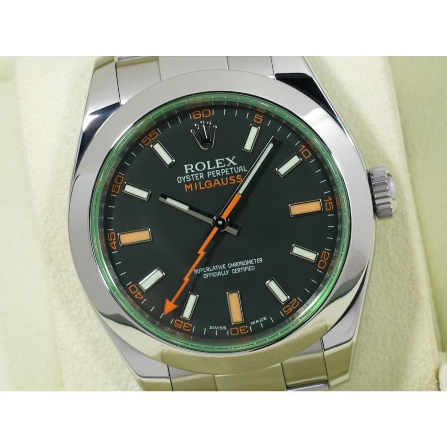 ロレックス ミルガウス Ref.116400GV ステンレススチール ブラック文字盤 | ミルガウス | 02
