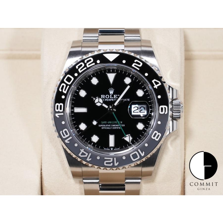 ロレックス GMTマスターII Ref.126710GRNR ステンレススチール ブラック文字盤 オイスターブレスレット | GMTマスター