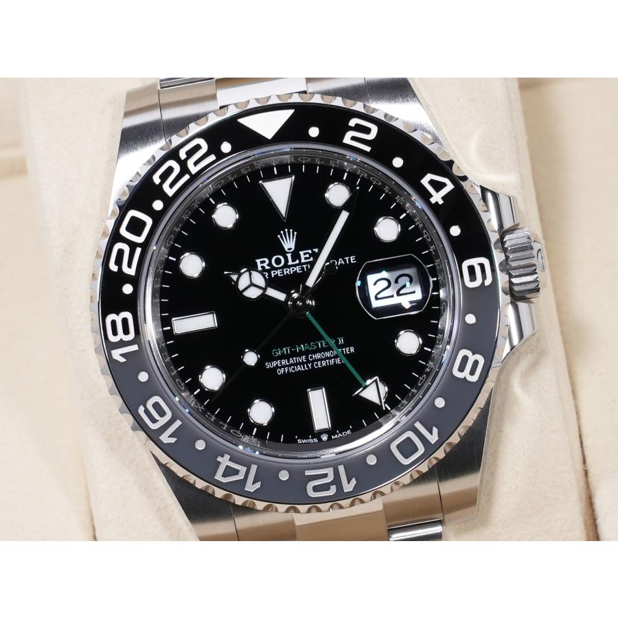 ロレックス GMTマスターII Ref.126710GRNR ステンレススチール ブラック文字盤 オイスターブレスレット | GMTマスター | 02