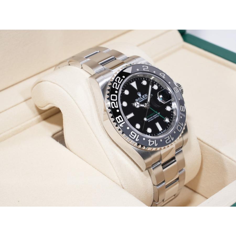 ロレックス GMTマスターII Ref.126710GRNR ステンレススチール ブラック文字盤 オイスターブレスレット | GMTマスター | 04