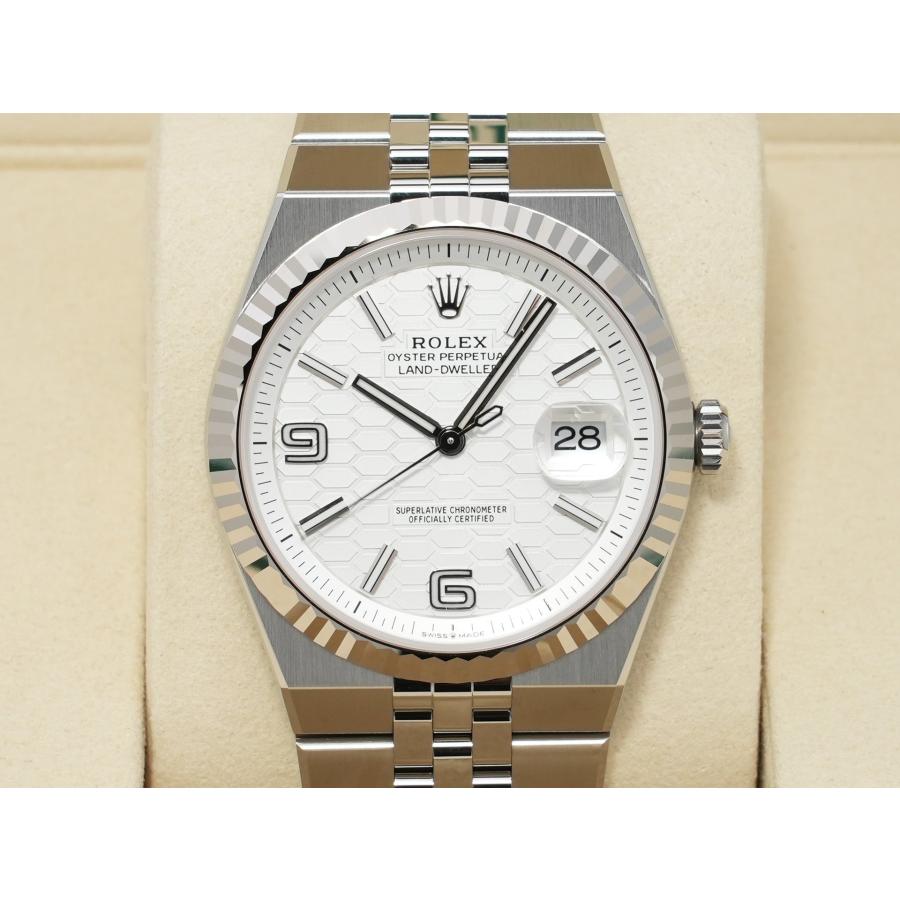 ロレックス ランドドゥエラー Ref.127334 ステンレススチール/ホワイトゴールド ホワイト文字盤 ジュビリーブレスレット | ROLEX | 01