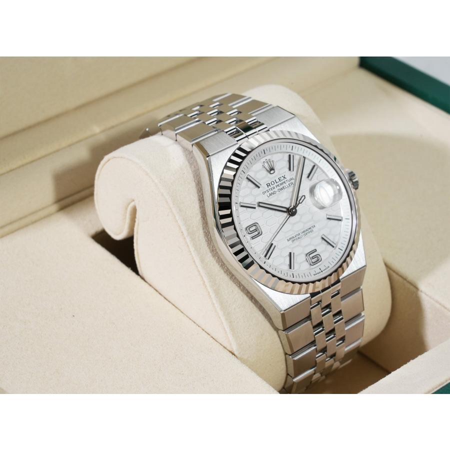 ロレックス ランドドゥエラー Ref.127334 ステンレススチール/ホワイトゴールド ホワイト文字盤 ジュビリーブレスレット | ROLEX | 04