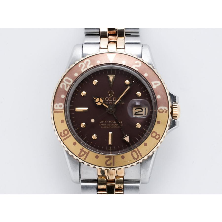 ロレックス GMTマスター Ref.1675/3 SS/YG ブラウン文字盤 ジュビリーブレスレット | GMTマスター | 01