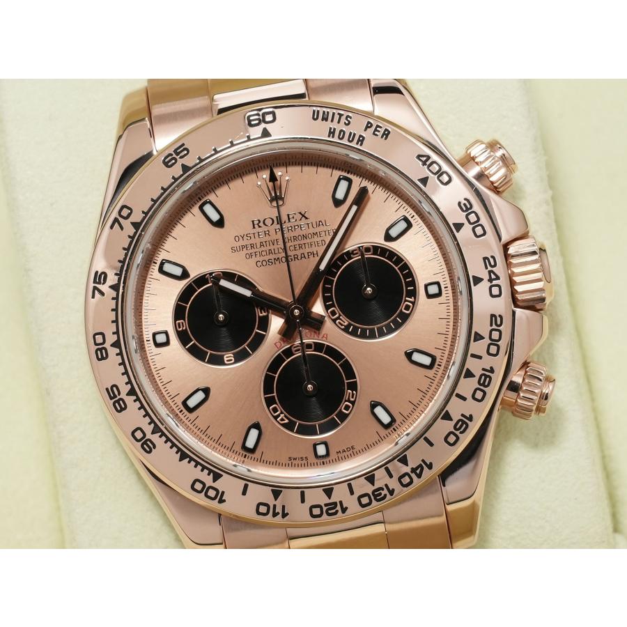 ロレックス デイトナ Ref.116505 エバーローズゴールド ピンクxブラック文字盤 | コスモグラフ デイトナ | 02