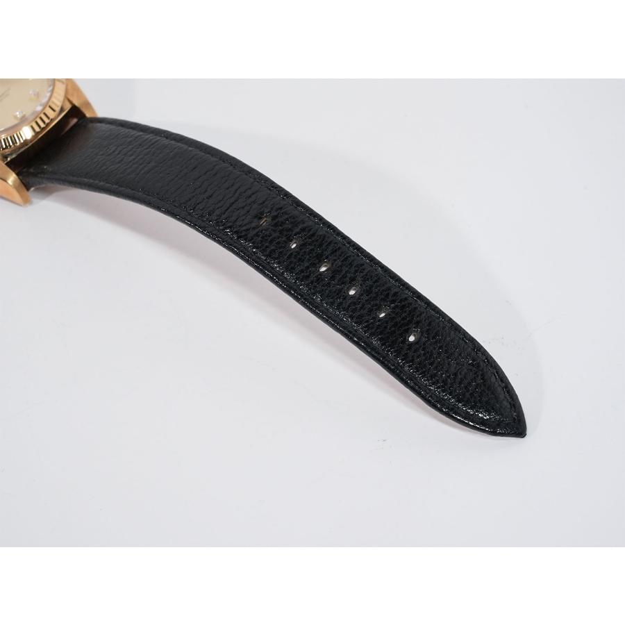 ロレックス デイトジャスト Ref.16018 イエローゴールド シャンパンx10Pダイヤ文字盤 革ベルト | デイトジャスト | 10