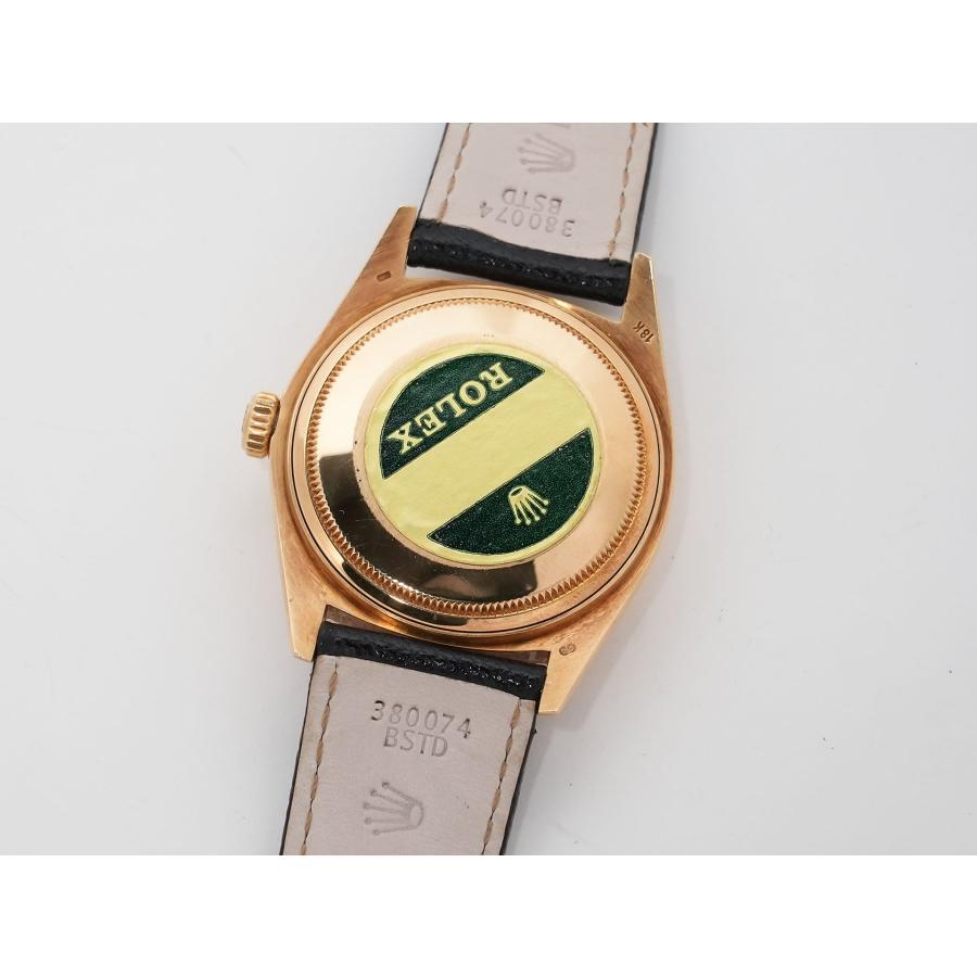 ロレックス デイトジャスト Ref.16018 イエローゴールド シャンパンx10Pダイヤ文字盤 革ベルト | デイトジャスト | 05