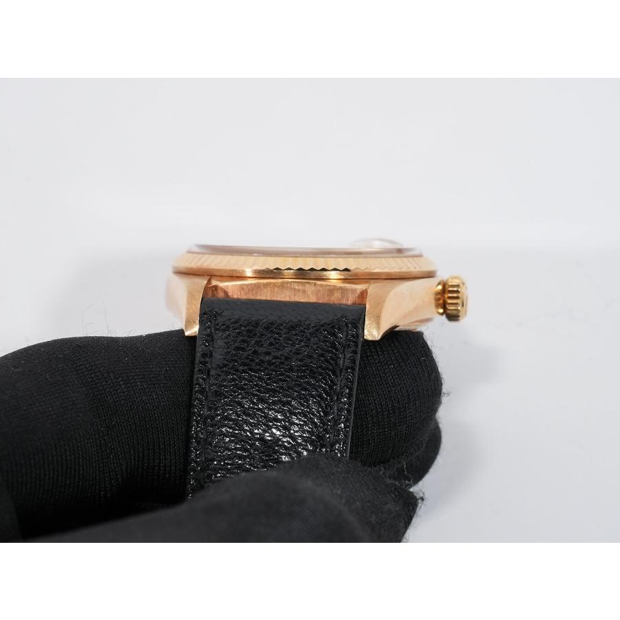 ロレックス デイトジャスト Ref.16018 イエローゴールド シャンパンx10Pダイヤ文字盤 革ベルト | デイトジャスト | 06