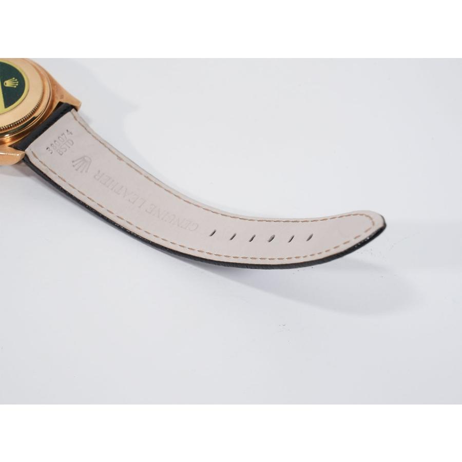 ロレックス デイトジャスト Ref.16018 イエローゴールド シャンパンx10Pダイヤ文字盤 革ベルト | デイトジャスト | 09