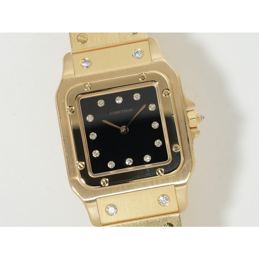 カルティエ サントス カレ Ref.84430000 イエローゴールド ブラック文字盤 | Cartier | 02