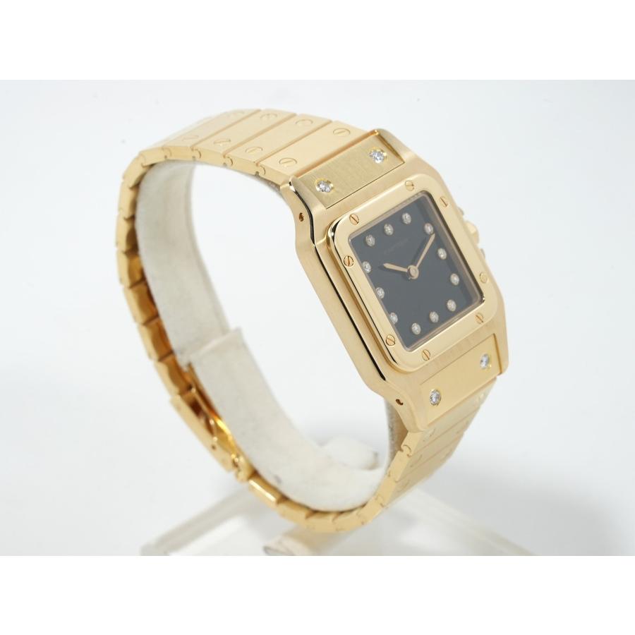 カルティエ サントス カレ Ref.84430000 イエローゴールド ブラック文字盤 | Cartier | 04