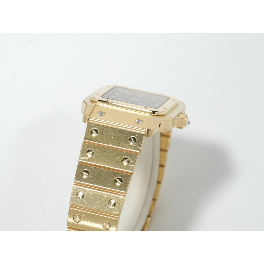 カルティエ サントス カレ Ref.84430000 イエローゴールド ブラック文字盤 | Cartier | 05