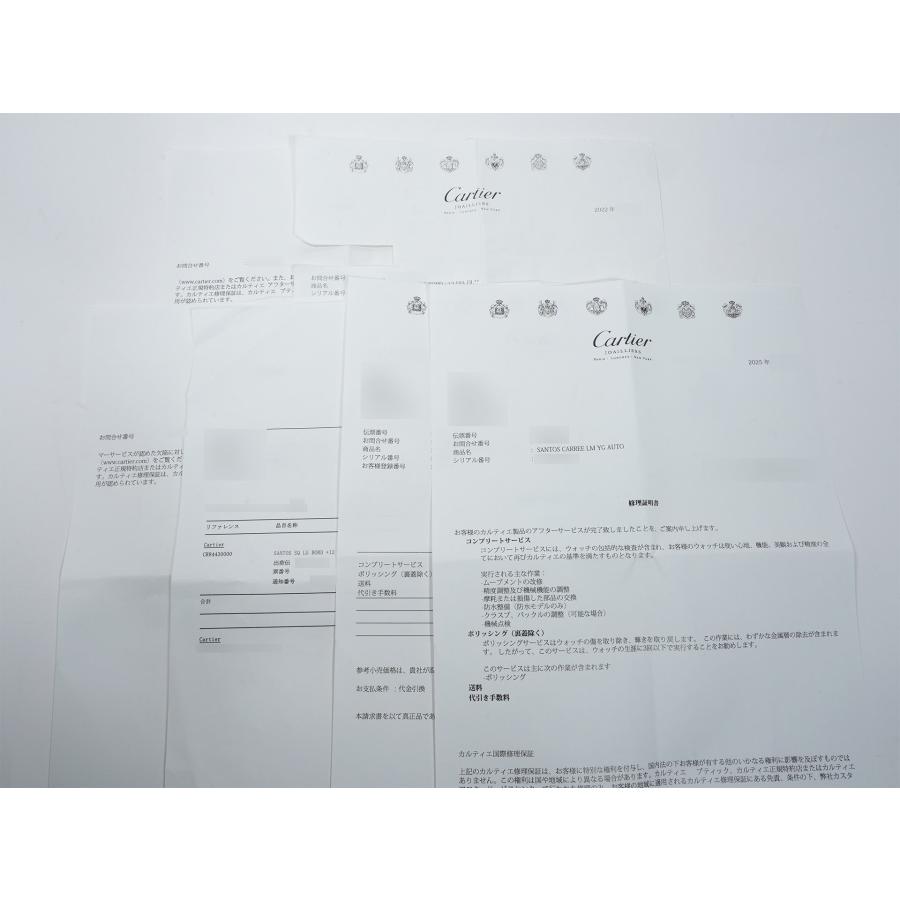 カルティエ サントス カレ Ref.84430000 イエローゴールド ブラック文字盤 | Cartier | 09