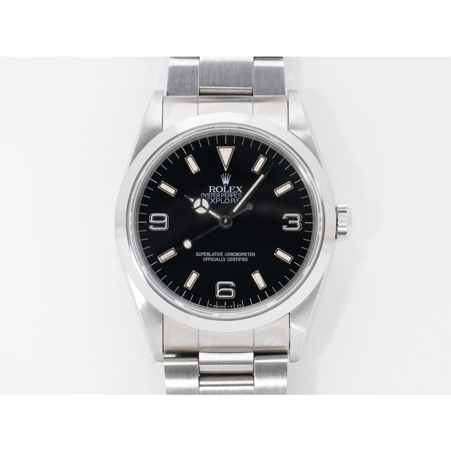 ロレックス エクスプローラーI Ref.14270 ステンレススチール ブラック文字盤 オイスターブレスレット | エクスプローラー（ROLEX） | 01