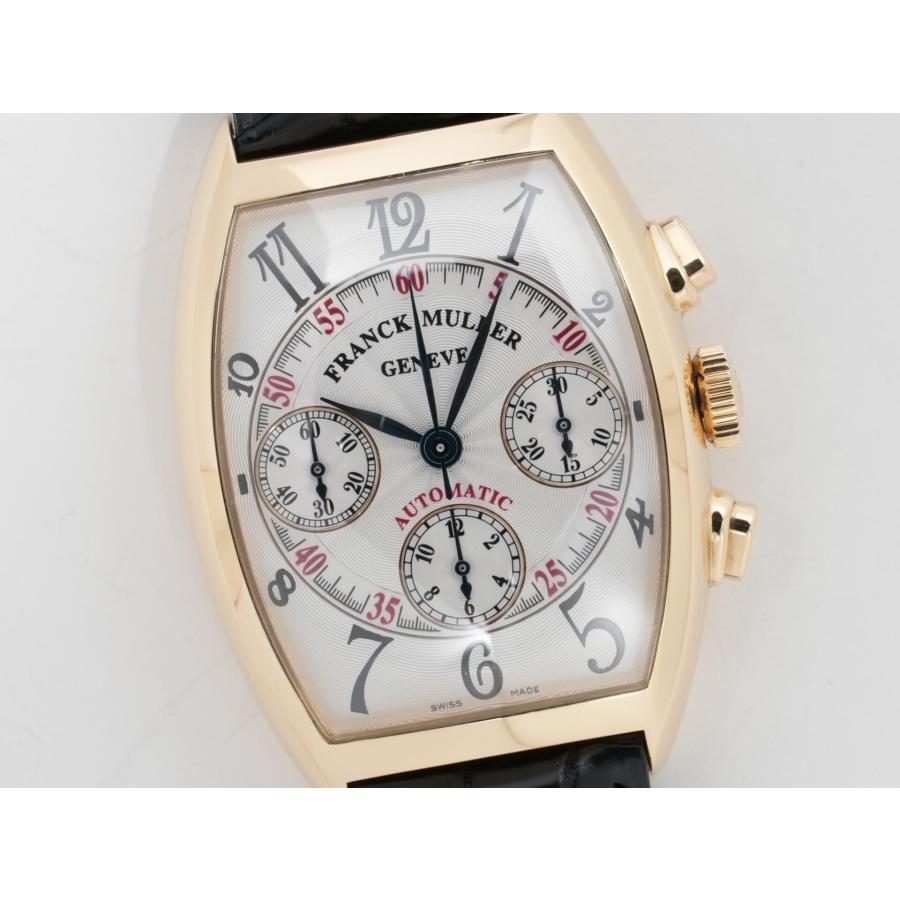 フランクミュラー トノーカーベックス クロノグラフ Ref.7850CCAT イエローゴールド シルバー文字盤 | FRANCK MULLER | 02