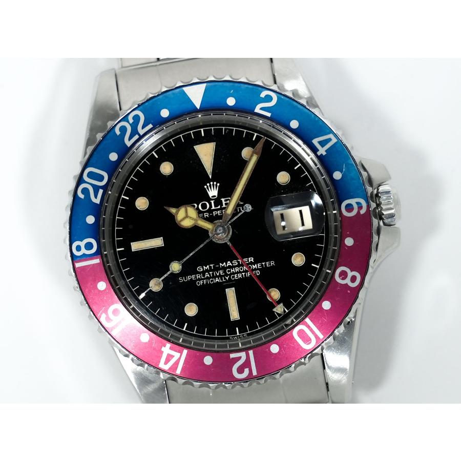 ロレックス GMTマスター Ref.1675 ステンレススチール ブラック文字盤 オイスターブレスレット | GMTマスター | 02