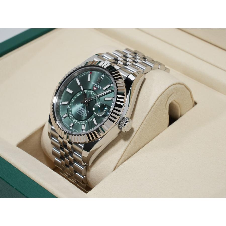 ロレックス スカイドゥエラー Ref.336934 ステンレススチール/ホワイトゴールド ミントグリーン文字盤 ジュビリーブレスレット | スカイドゥエラー | 03