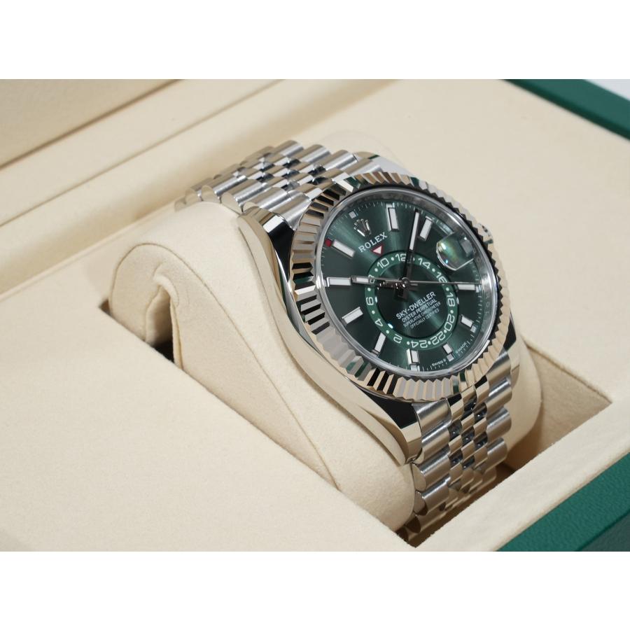 ロレックス スカイドゥエラー Ref.336934 ステンレススチール/ホワイトゴールド ミントグリーン文字盤 ジュビリーブレスレット | スカイドゥエラー | 04