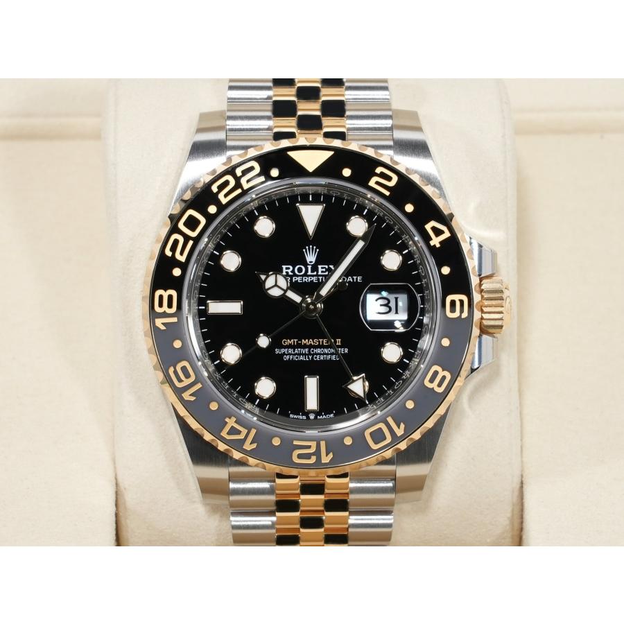 ロレックス GMTマスターII Ref.126713GRNR SS/YG ブラック文字盤 ジュビリーブレスレット | GMTマスター | 01