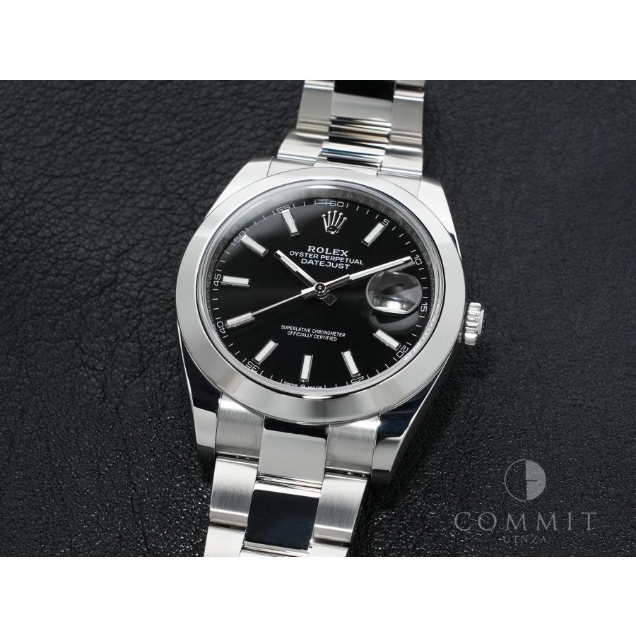 ロレックス デイトジャスト41 Ref.126300 ステンレススチール ブラック文字盤 オイスターブレスレット | デイトジャスト | 10
