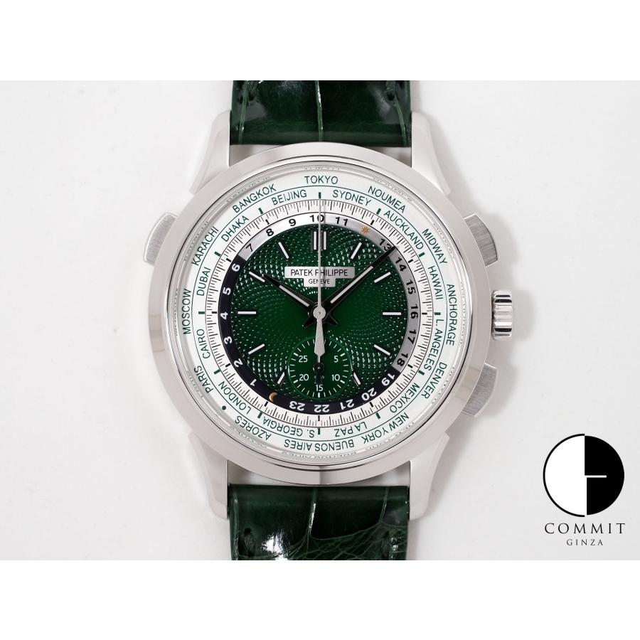 パテックフィリップ コンプリケーション ワールドタイム クロノグラフ Ref.5930P-001 プラチナ グリーン文字盤 | PATEK PHILIPPE