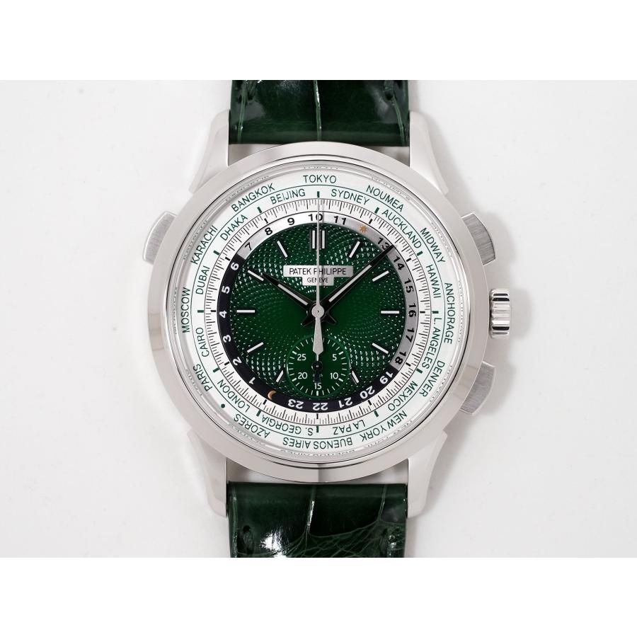 パテックフィリップ コンプリケーション ワールドタイム クロノグラフ Ref.5930P-001 プラチナ グリーン文字盤 | PATEK PHILIPPE | 01