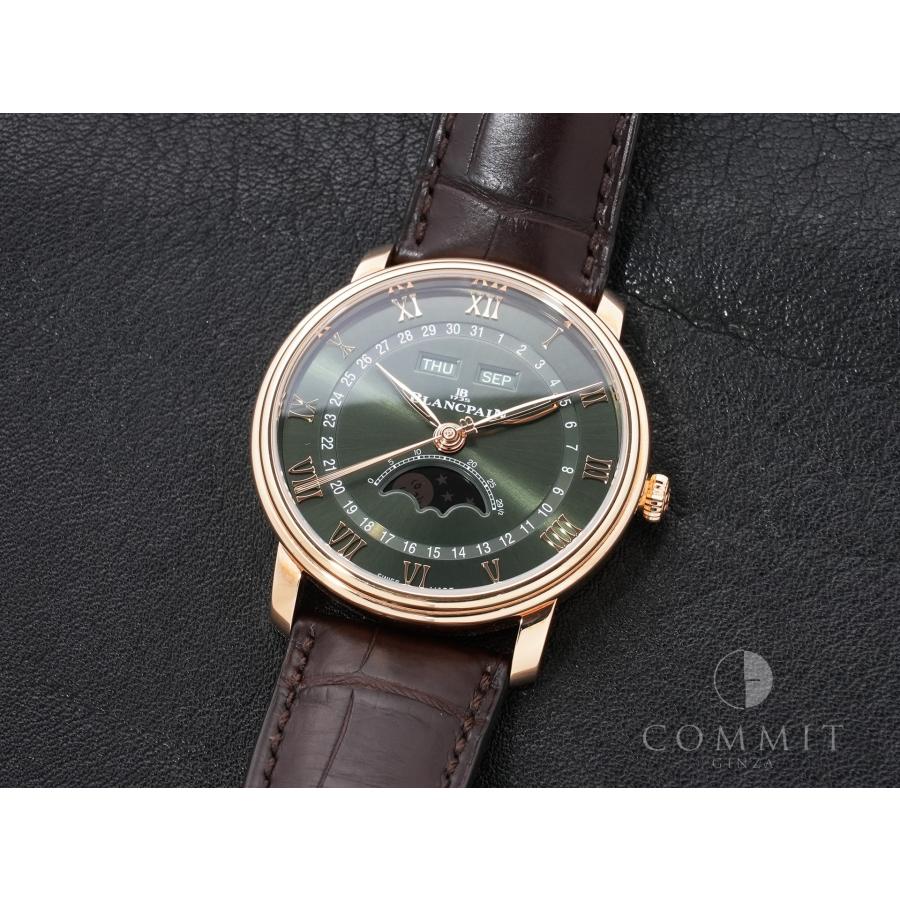 ブランパン ヴィルレ コンプリートカレンダー Ref.6654A-3653-55B レッドゴールド グリーン文字盤 | BLANCPAIN | 13