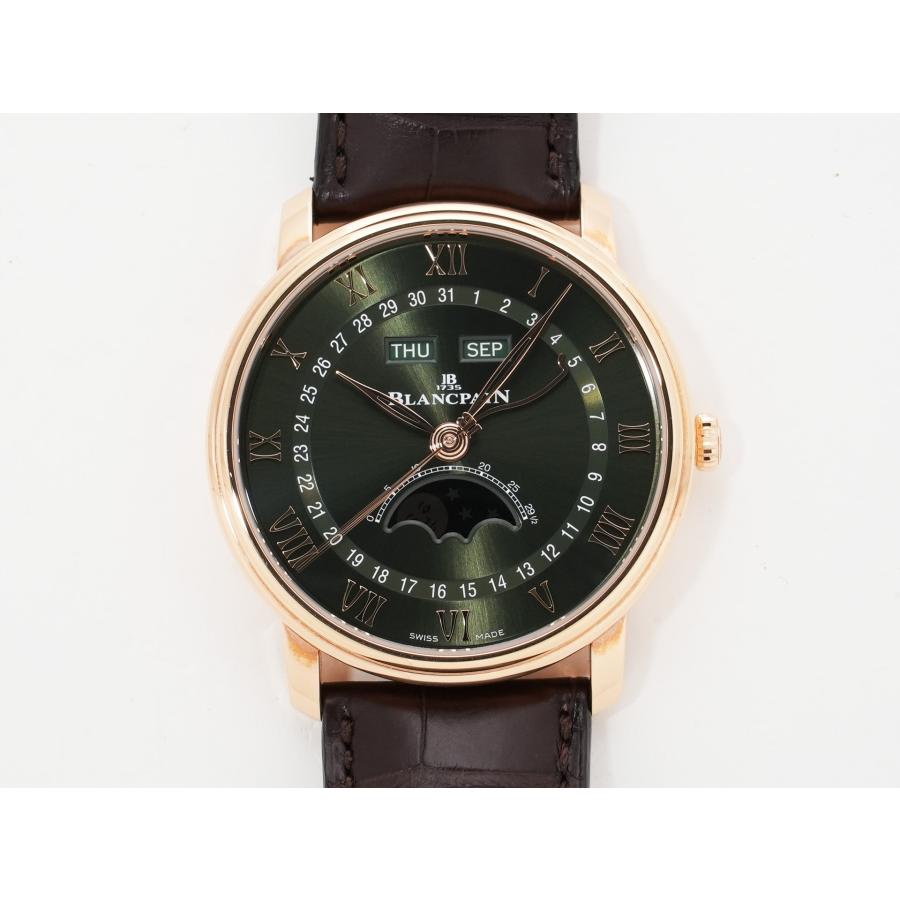 ブランパン ヴィルレ コンプリートカレンダー Ref.6654A-3653-55B レッドゴールド グリーン文字盤 | BLANCPAIN | 01