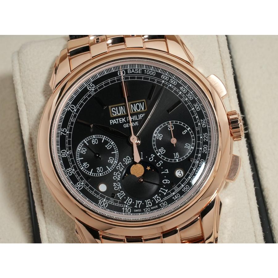 パテックフィリップ パーペチュアルカレンダー クロノグラフ Ref.5270/1R-001 18KRG エボニーブラック ソレイユ文字盤 | PATEK PHILIPPE | 02