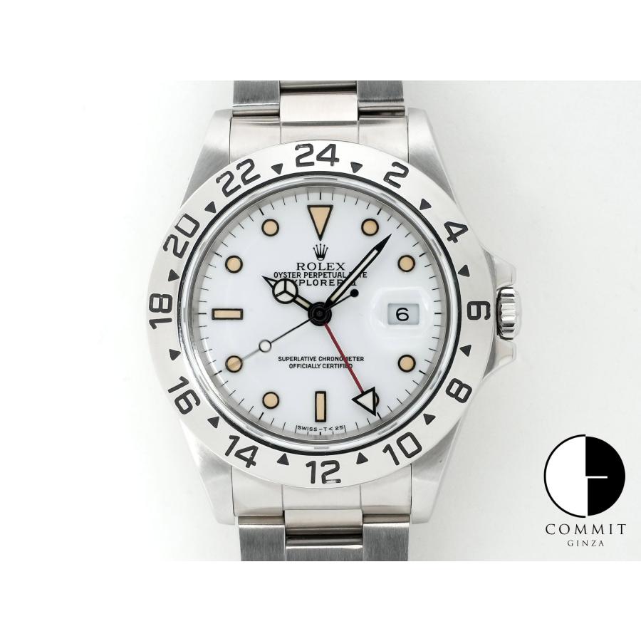 ロレックス エクスプローラーII Ref.16570 ステンレススチール ホワイト文字盤 オイスターブレスレット | エクスプローラーII