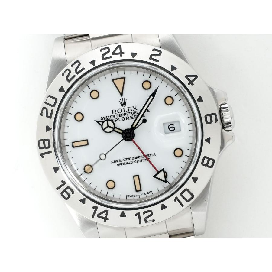 ロレックス エクスプローラーII Ref.16570 ステンレススチール ホワイト文字盤 オイスターブレスレット | エクスプローラーII | 02