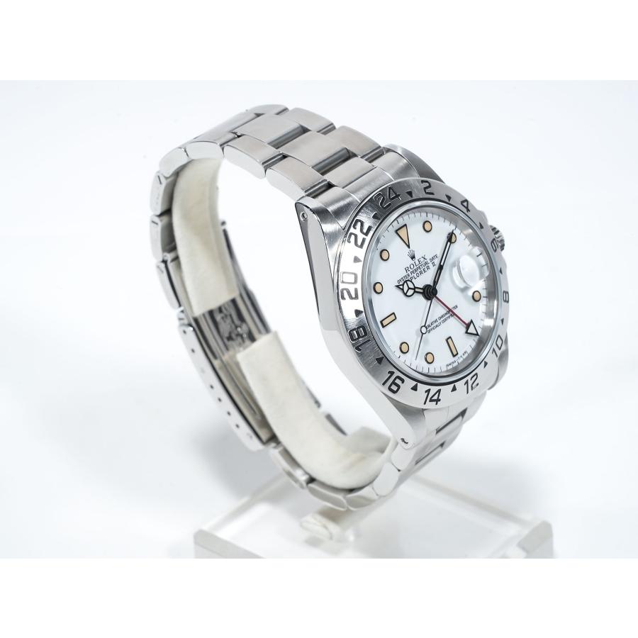 ロレックス エクスプローラーII Ref.16570 ステンレススチール ホワイト文字盤 オイスターブレスレット | エクスプローラーII | 04