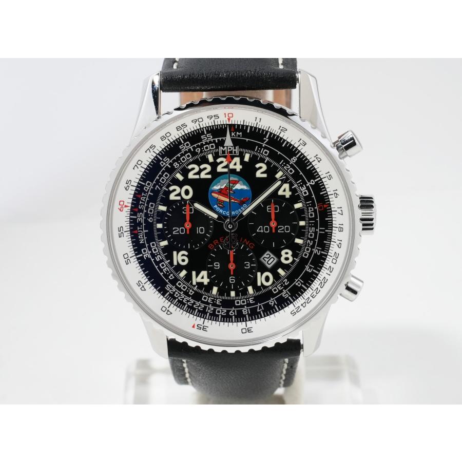 ブライトリング ナビタイマー コスモノート フライバック ポルコロッソ Ref.A22322 ステンレススチール ブラック文字盤 | ブライトリング | 01