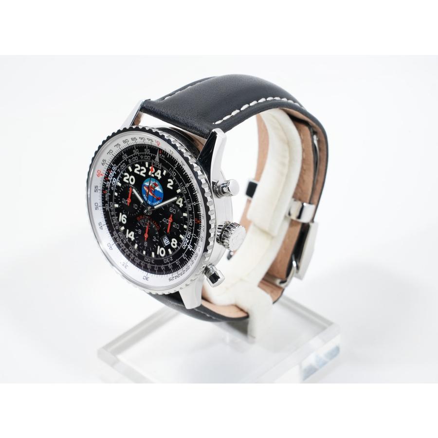 ブライトリング ナビタイマー コスモノート フライバック ポルコロッソ Ref.A22322 ステンレススチール ブラック文字盤 | ブライトリング | 03