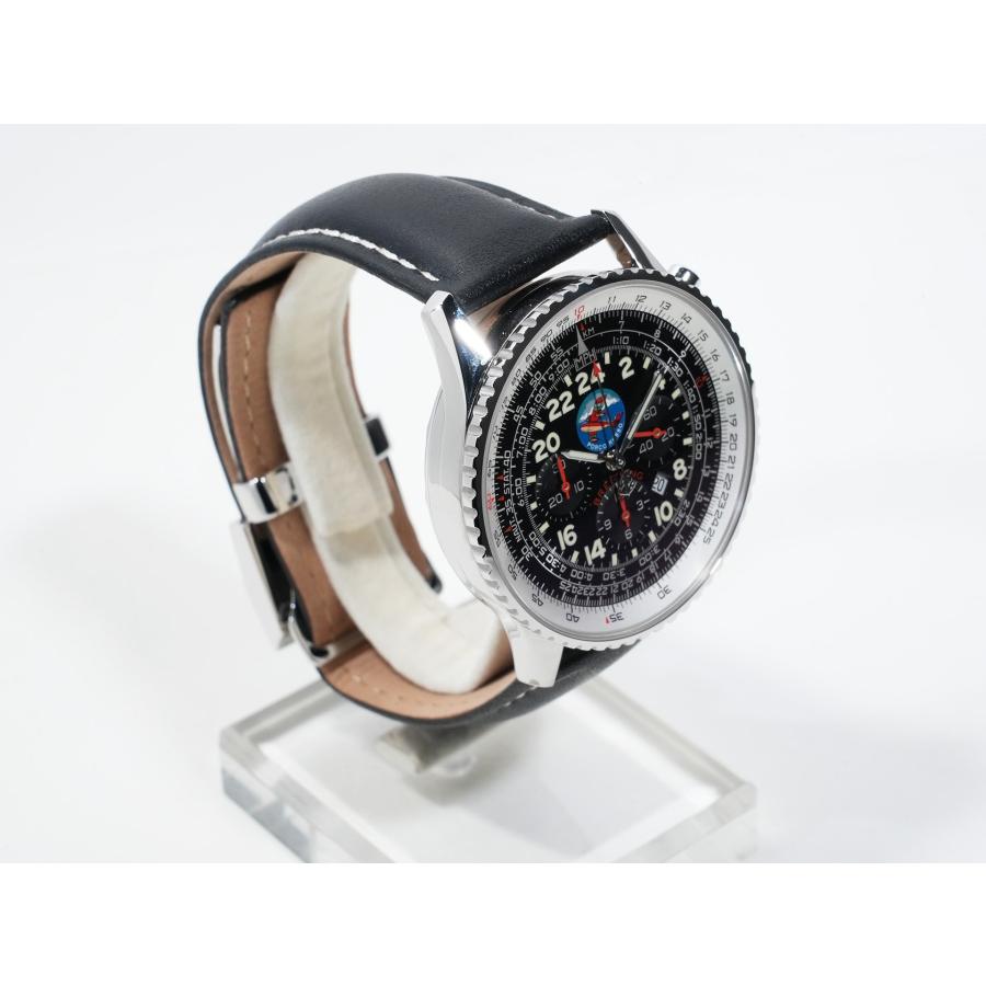 ブライトリング ナビタイマー コスモノート フライバック ポルコロッソ Ref.A22322 ステンレススチール ブラック文字盤 | ブライトリング | 04