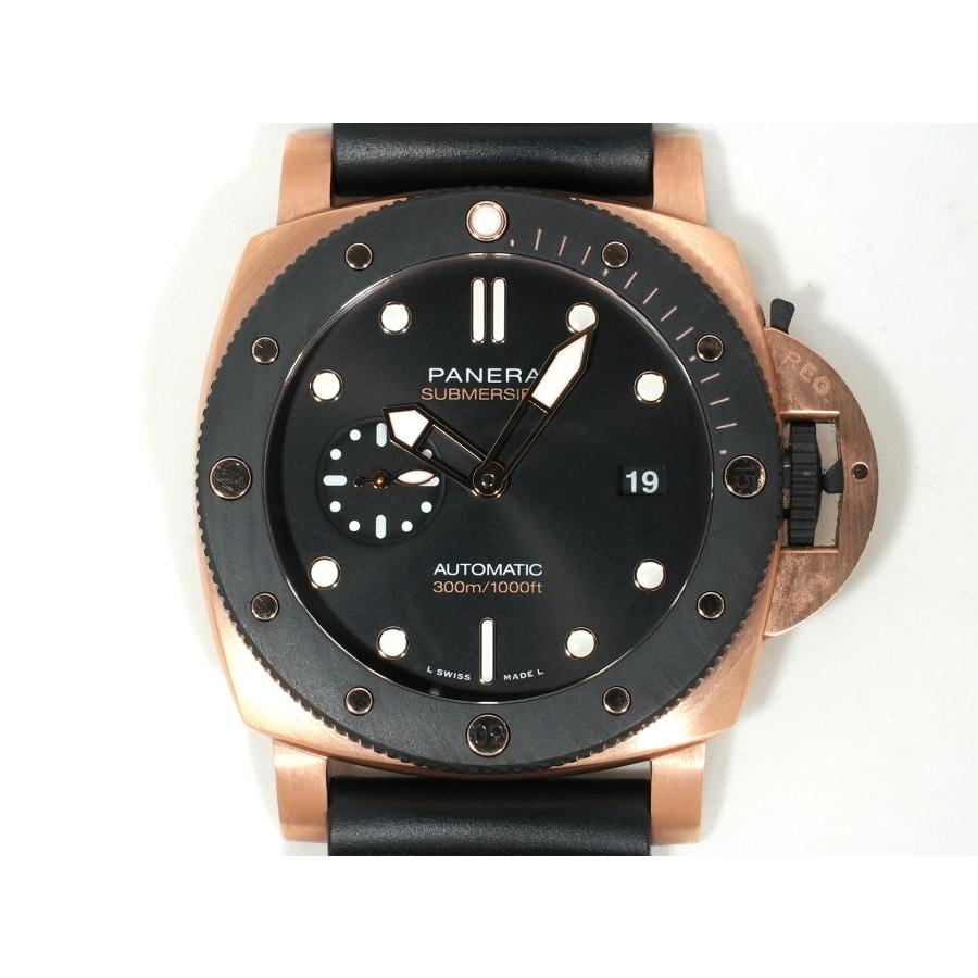 パネライ サブマーシブル ゴールドテック オロカーボ Ref.PAM01070 Carbotech×Goldtech ブラック文字盤 | OFFICINE PANERAI | 01
