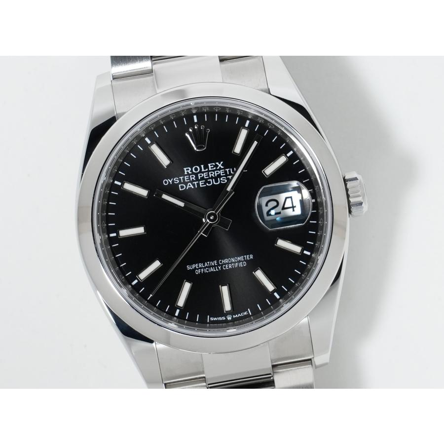 ロレックス デイトジャスト36 Ref.126200 ステンレススチール ブラック文字盤 オイスターブレスレット | デイトジャスト | 02