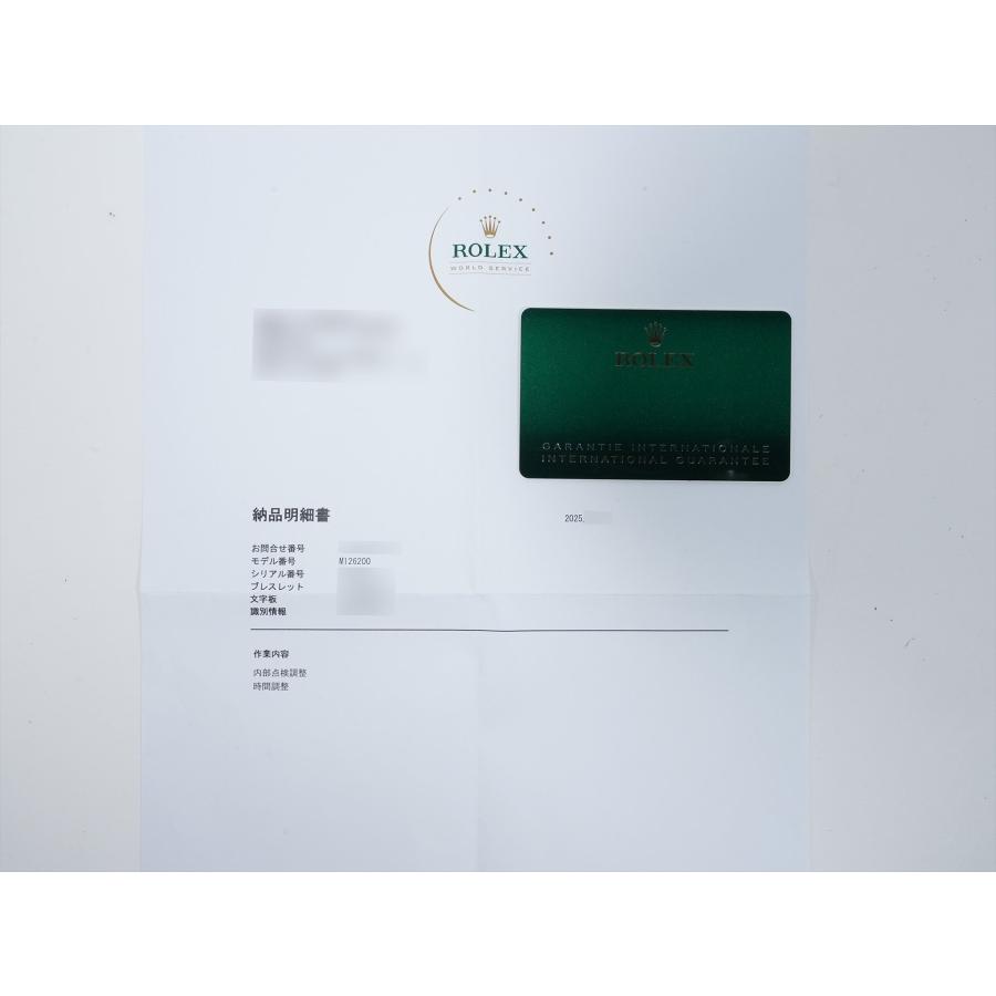 ロレックス デイトジャスト36 Ref.126200 ステンレススチール ブラック文字盤 オイスターブレスレット | デイトジャスト | 09