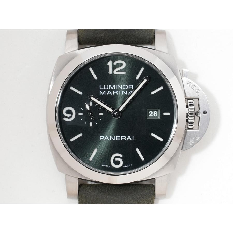 パネライ ルミノール マリーナ チタニオ Ref.PAM03325 TI グリーン文字盤 | OFFICINE PANERAI | 01