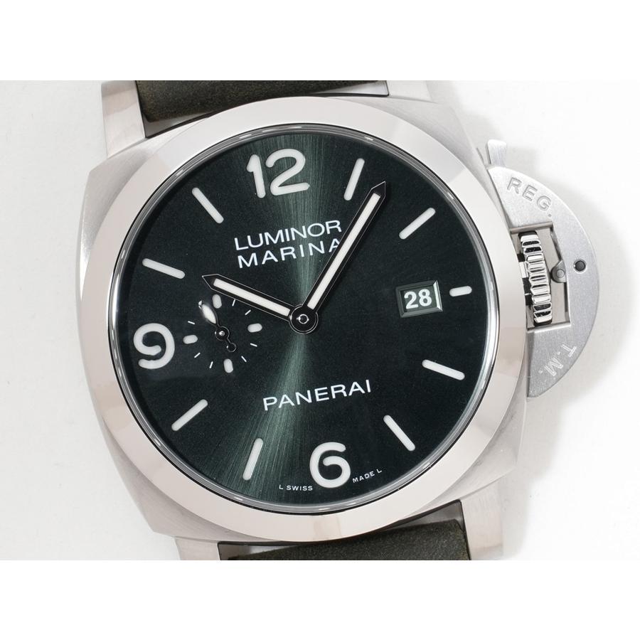 パネライ ルミノール マリーナ チタニオ Ref.PAM03325 TI グリーン文字盤 | OFFICINE PANERAI | 02