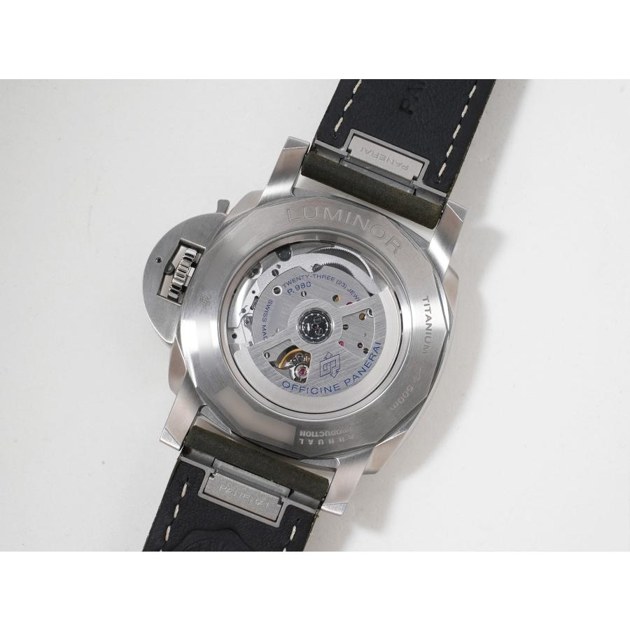 パネライ ルミノール マリーナ チタニオ Ref.PAM03325 TI グリーン文字盤 | OFFICINE PANERAI | 05