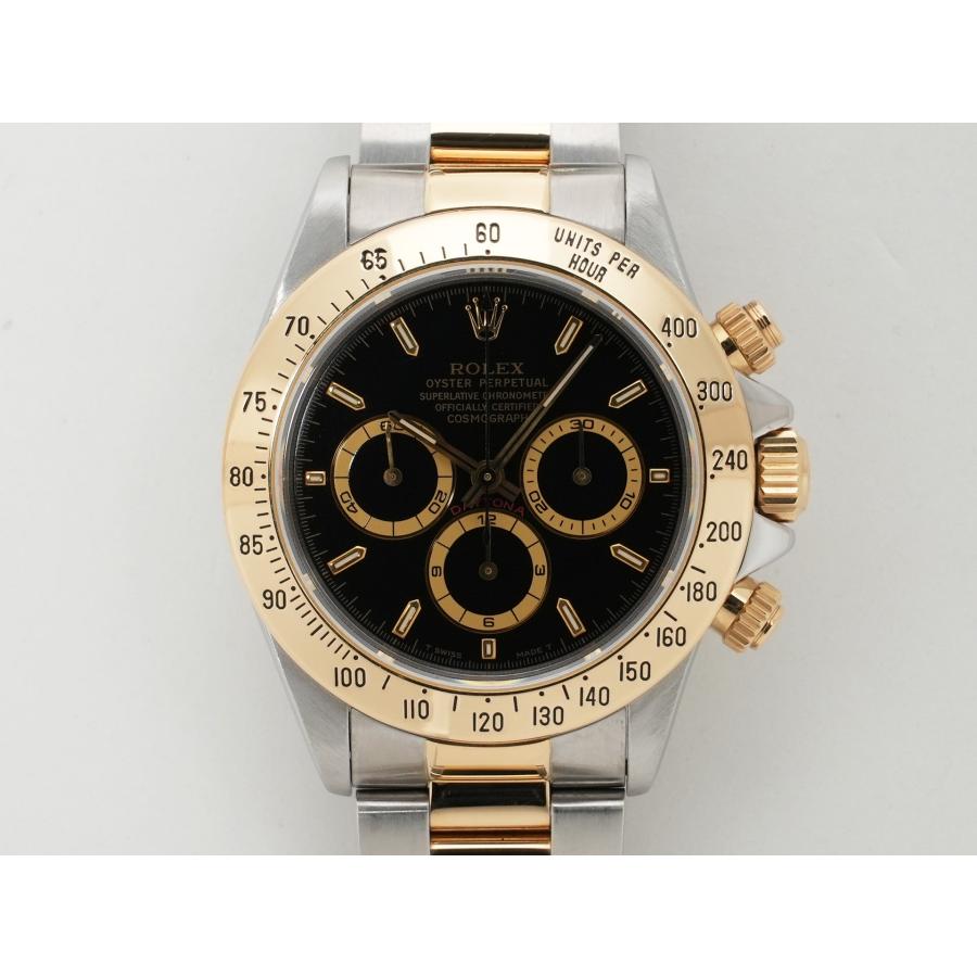 ロレックス デイトナ エルプリメロ Ref.16523 ステンレススチール/イエローゴールド ブラック文字盤 | コスモグラフ デイトナ | 01