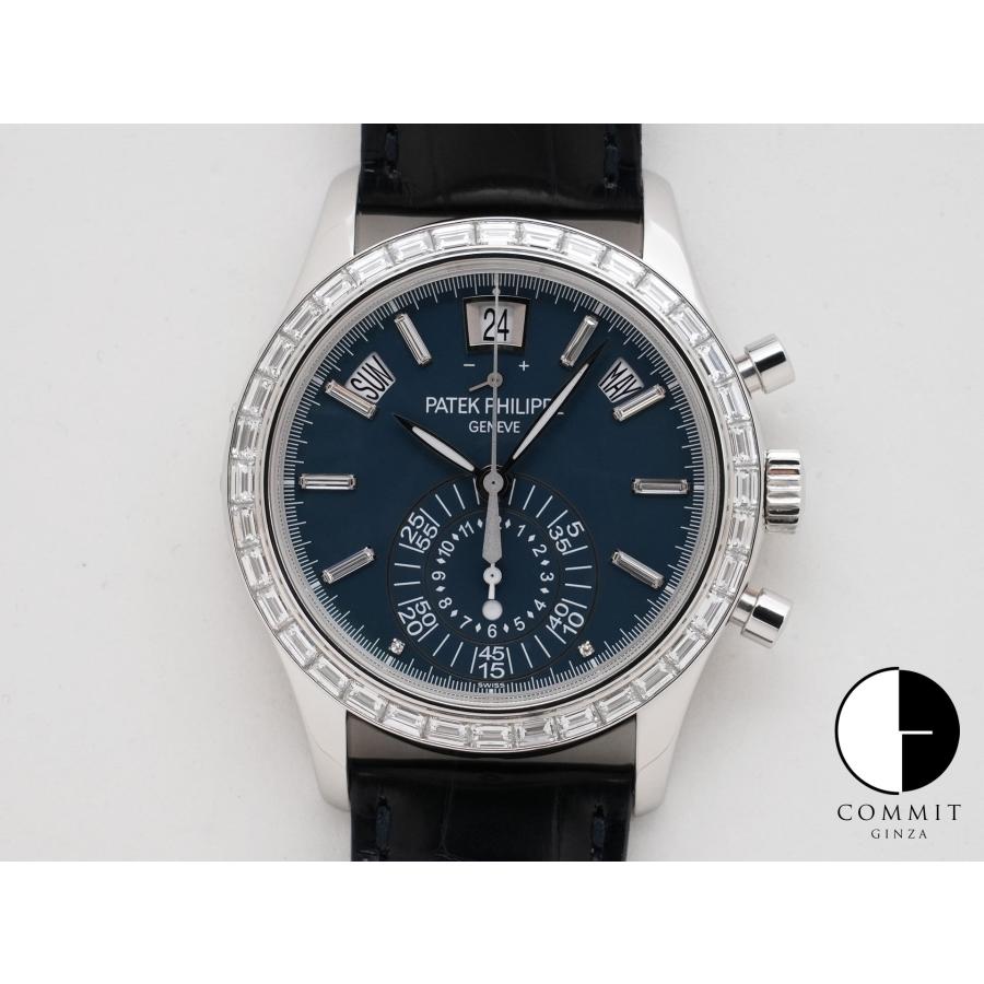 パテックフィリップ アニュアルカレンダー クロノグラフ Ref.5961P-001 PT マット・ブルー・オパーリン文字盤 | PATEK PHILIPPE