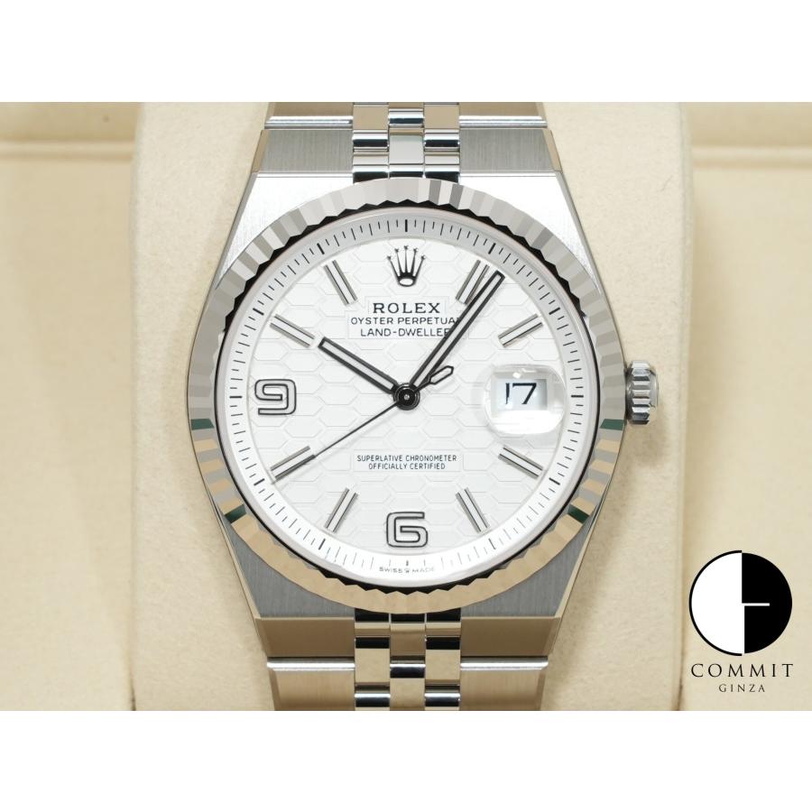 ロレックス ランドドゥエラー Ref.127334 ステンレススチール/ホワイトゴールド ホワイト文字盤 ジュビリーブレスレット | ROLEX