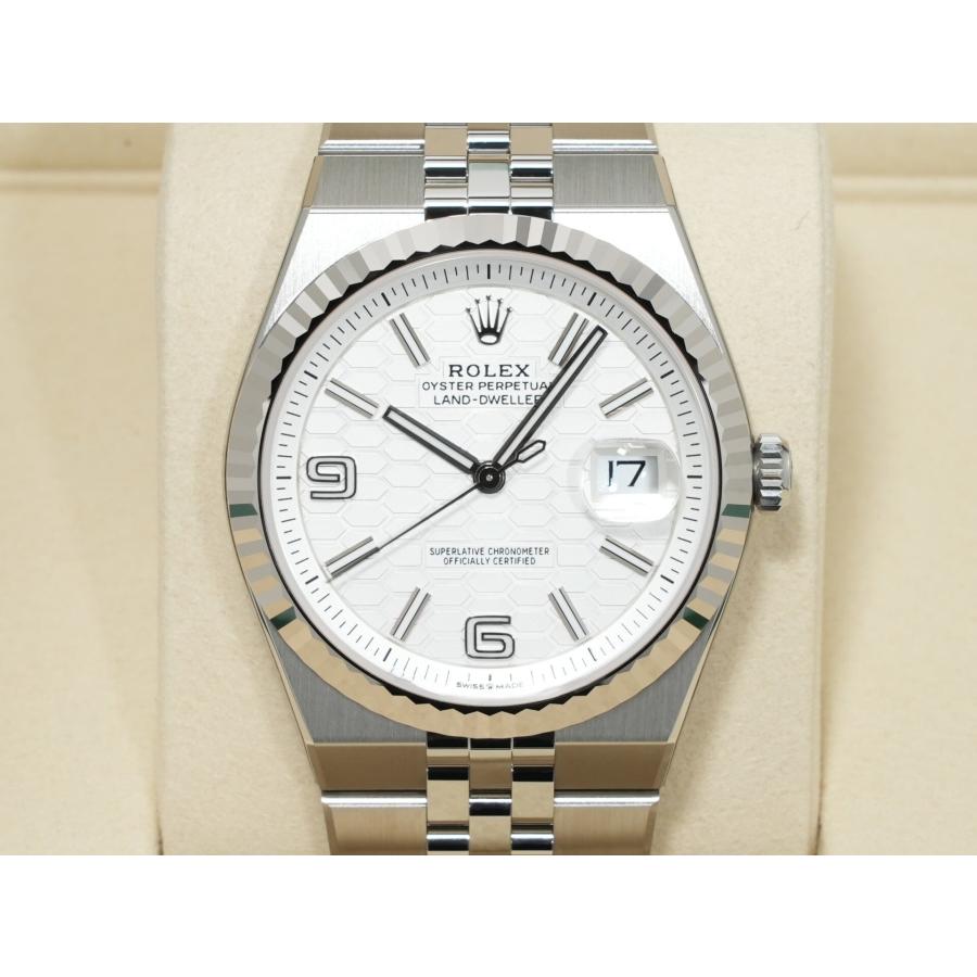 ロレックス ランドドゥエラー Ref.127334 ステンレススチール/ホワイトゴールド ホワイト文字盤 ジュビリーブレスレット | ROLEX | 01