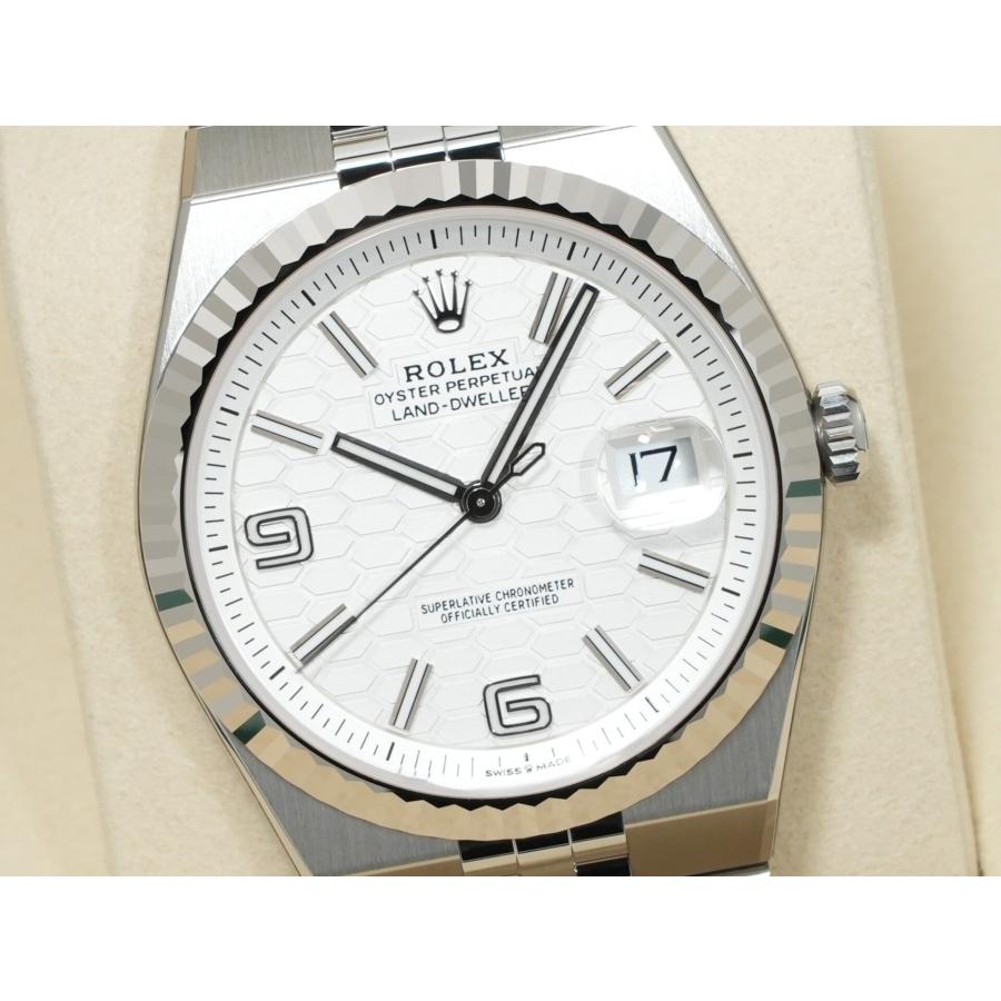 ロレックス ランドドゥエラー Ref.127334 ステンレススチール/ホワイトゴールド ホワイト文字盤 ジュビリーブレスレット | ROLEX | 02