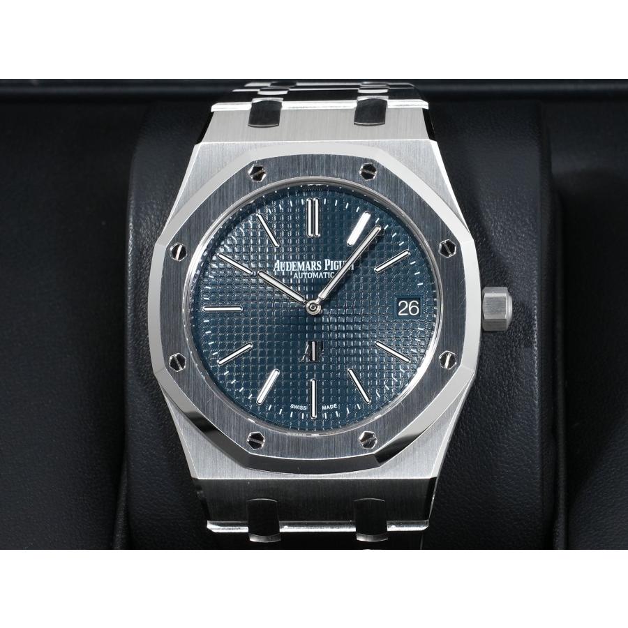 オーデマピゲ ロイヤルオーク エクストラ シン Ref.15202ST.OO.1240ST.01.A ステンレススチール ブルー文字盤 | ロイヤルオーク | 01
