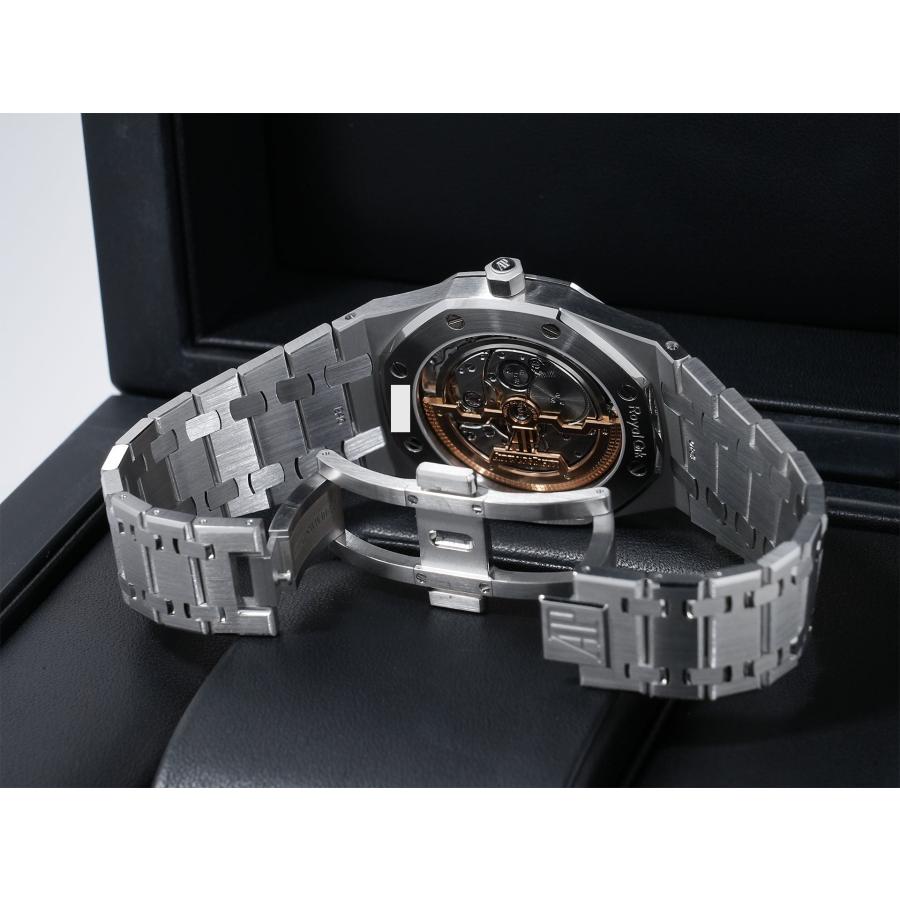 オーデマピゲ ロイヤルオーク エクストラ シン Ref.15202ST.OO.1240ST.01.A ステンレススチール ブルー文字盤 | ロイヤルオーク | 07