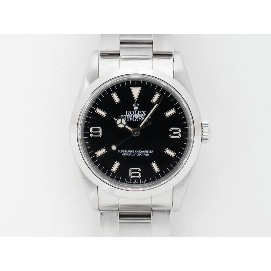 ロレックス エクスプローラーI Ref.14270 ステンレススチール ブラック文字盤 オイスターブレスレット | エクスプローラー（ROLEX） | 01