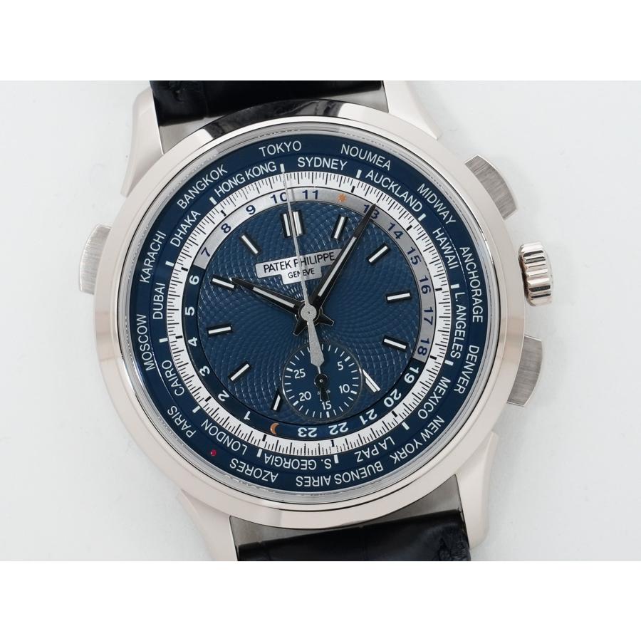 パテックフィリップ コンプリケーション ワールドタイム クロノグラフ Ref.5930G-001 ホワイトゴールド ブルー文字盤 | PATEK PHILIPPE | 02