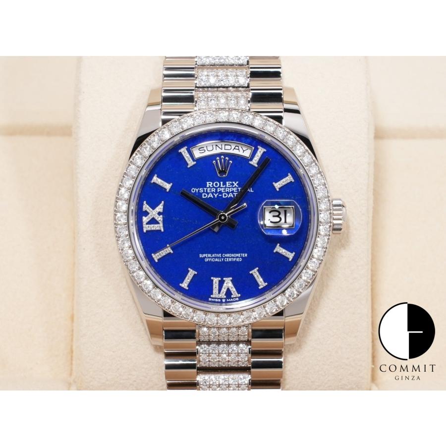ロレックス デイデイト Ref.128349RBR 18KWG ラピスラズリxインデックスダイヤ文字盤 | デイデイト